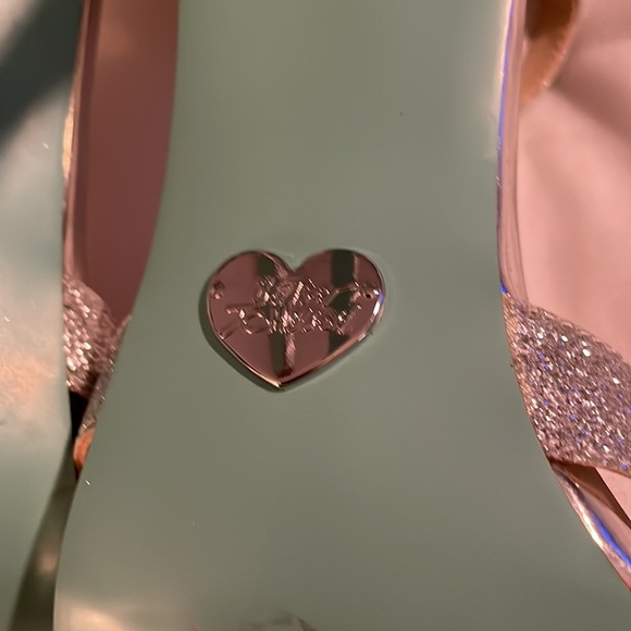 Silver Glitter Heels by Betsy Johnson size 10 - Picture 7 of 8